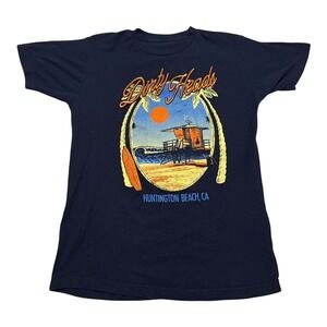 The Dirty Heads 2024 Off Duty Tour Huntington Beach CA Navy Shirt Men's Medium